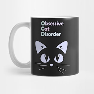 Obsessive Cat Disorder Pastel Mug